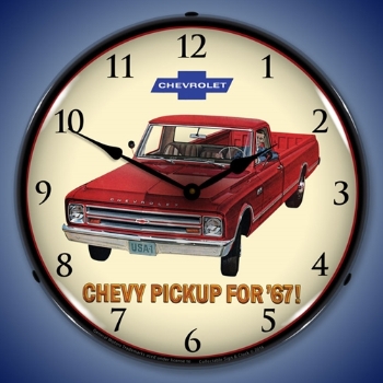 Picture of 1967 Chevrolet Pickup LED Backlit Clock