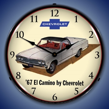 Picture of 1967 Chevrolet El Camino LED Backlit Clock