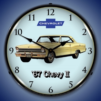Picture of 1967 Chevy II Nova Super Sport LED Backlit Clock