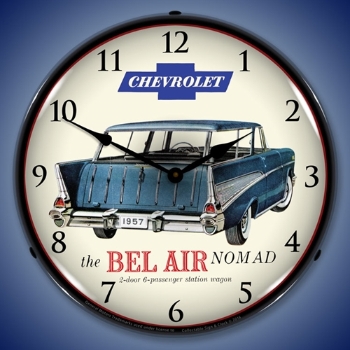Picture of 1957 Chevrolet Bel Air Nomad LED Backlit Clock