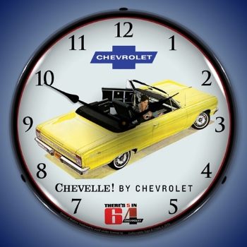 Picture of 1964  Chevelle Convertible LED Backlit Clock