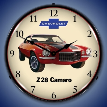 Picture of 1972 Z28 Camaro LED Backlit Clock