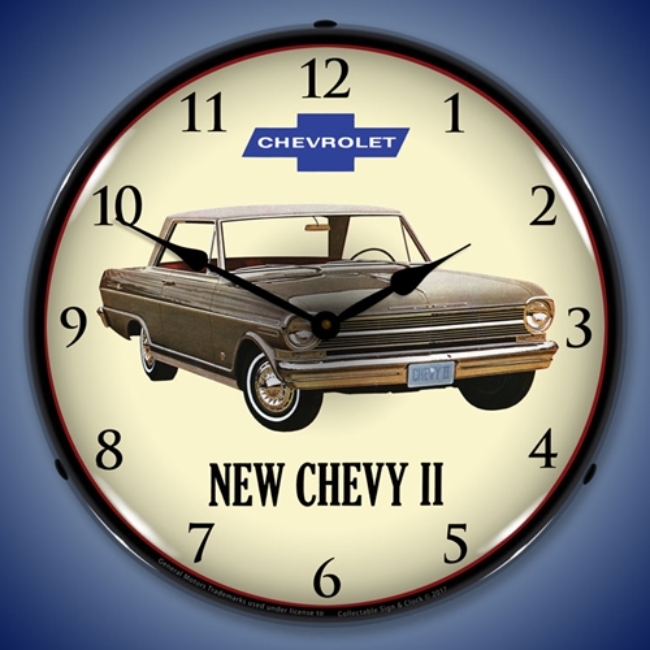 Picture of 1962 Chevy II Nova LED Backlit Clock