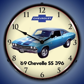 Picture of 1969 Chevelle SS 396 LED Backlit Clock