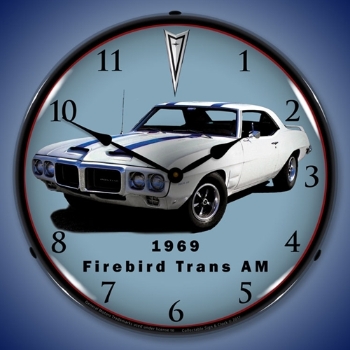 Picture of 1969 Firebird Trans Am LED Backlit Clock