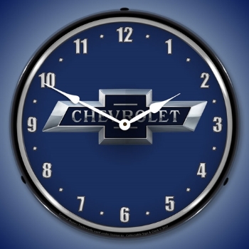 Picture of Chevrolet Bowtie 100th Anniversary LED Backlit Clock