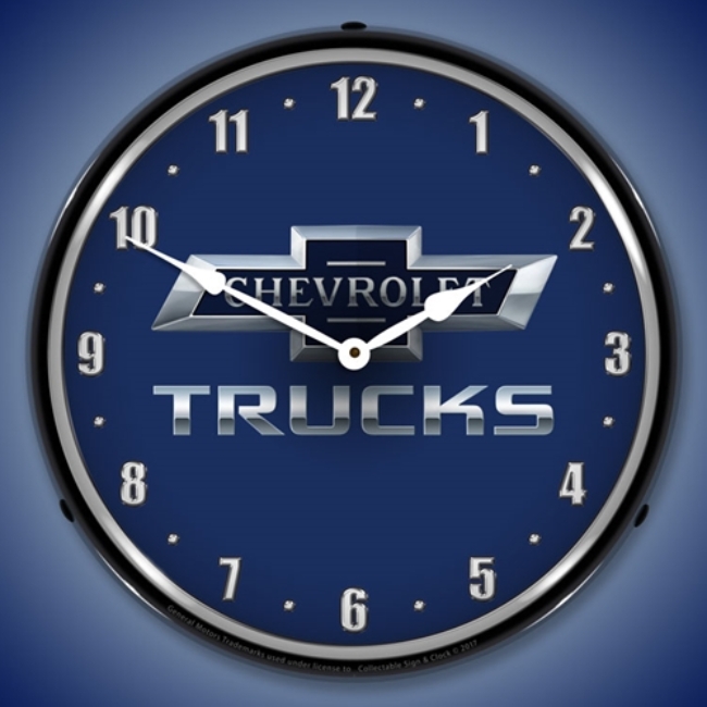 Picture of Chevrolet Trucks 100th Anniversary LED Backlit Clock