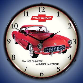 Picture of 1957 Corvette Fuel Injection LED Backlit Clock