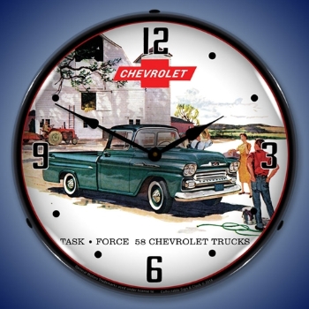 Picture of 1958 Chevrolet Truck LED Backlit Clock