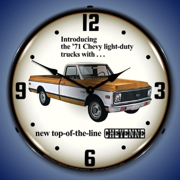 Picture of 1971 Chevrolet Truck LED Backlit Clock