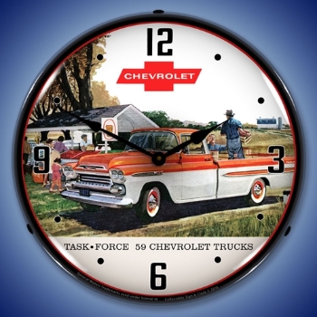 Picture of 1959 Chevrolet Task Force Truck LED Backlit Clock