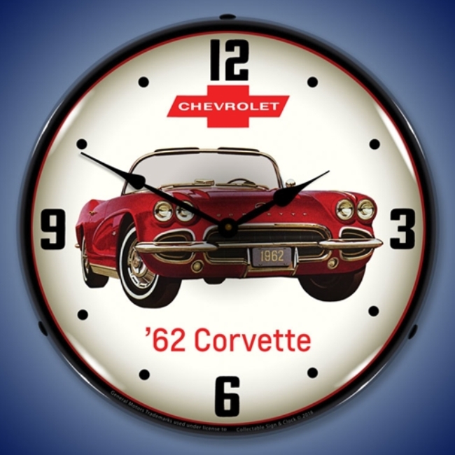 Picture of 1962 Corvette LED Backlit Clock