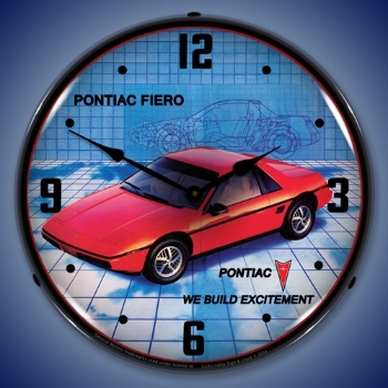 Picture of 1984 Pontiac Fiero LED Backlit Clock