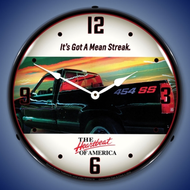 Picture of Chevrolet 454 SS Truck LED Backlit Clock