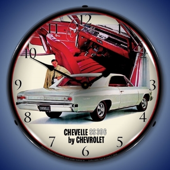 Picture of 1966 Chevelle SS 396 RI LED Backlit Clock