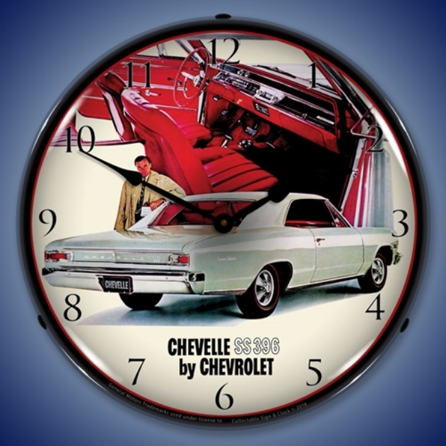 Picture of 1966 Chevelle SS 396 RI LED Backlit Clock