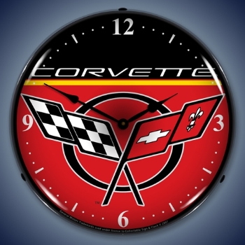 Picture of C5 Corvette LED Backlit Clock
