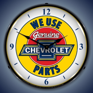 Picture of Chevy Parts 2 W/numbers LED Backlit Clock