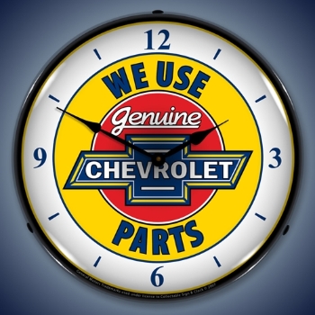 Picture of Chevy Parts 2 W/numbers LED Backlit Clock
