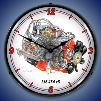 Picture of LS6  454 v8 LED Backlit Clock