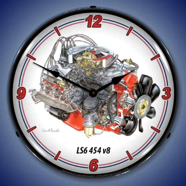Picture of LS6  454 v8 LED Backlit Clock