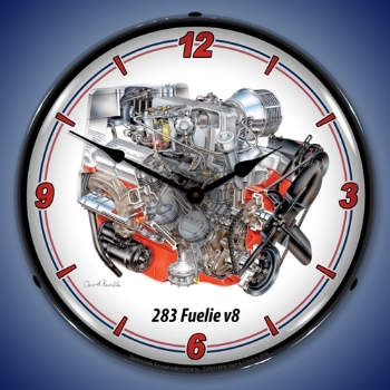 Picture of 283 Fuelie v8 LED Backlit Clock