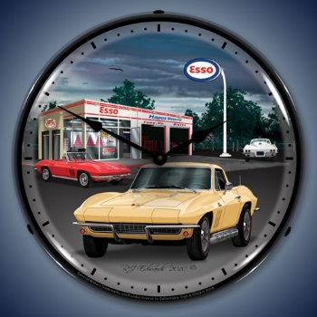 Picture of 1965 Corvette LED Backlit Clock