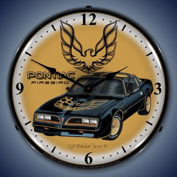 Picture of 1977 Pontiac Firebird LED Backlit Clock