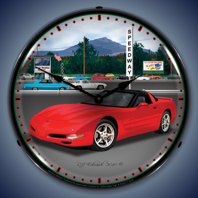 Picture of C5   Raceway LED Backlit Clock