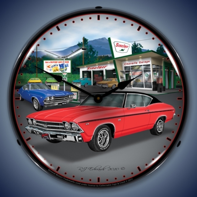 Picture of 1969 Chevelle LED Backlit Clock