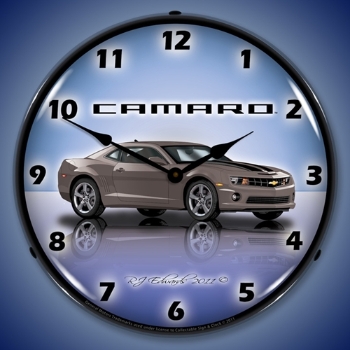 Picture of Camaro G5 Cyber Grey LED Backlit Clock