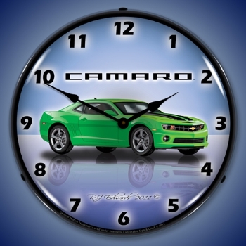 Picture of Camaro G5 Synergy Green LED Backlit Clock