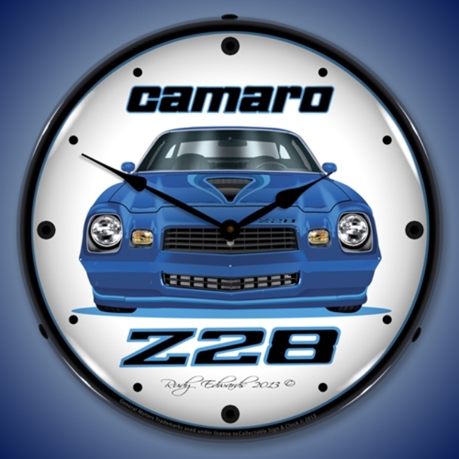 Picture of 1979 Z28 Camaro LED Backlit Clock
