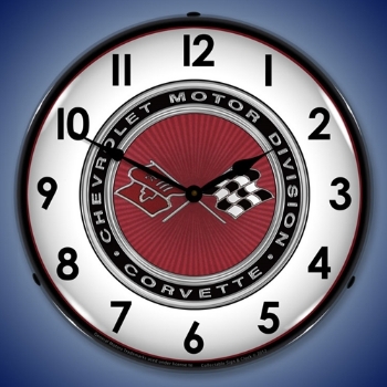 Picture of C3 Corvette LED Backlit Clock