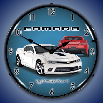 Picture of 2014 SS Camaro Summit White LED Backlit Clock