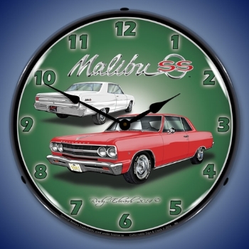 Picture of 1965 Chevelle Malibu SS LED Backlit Clock