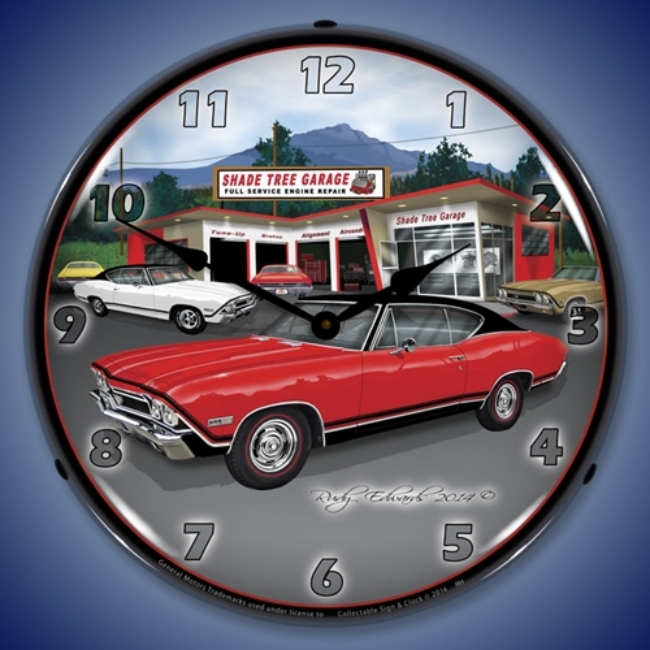 Picture of 1968 SS Chevelle LED Backlit Clock