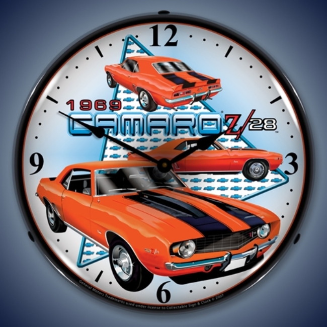 Picture of 1969 Camaro Z28 LED Backlit Clock