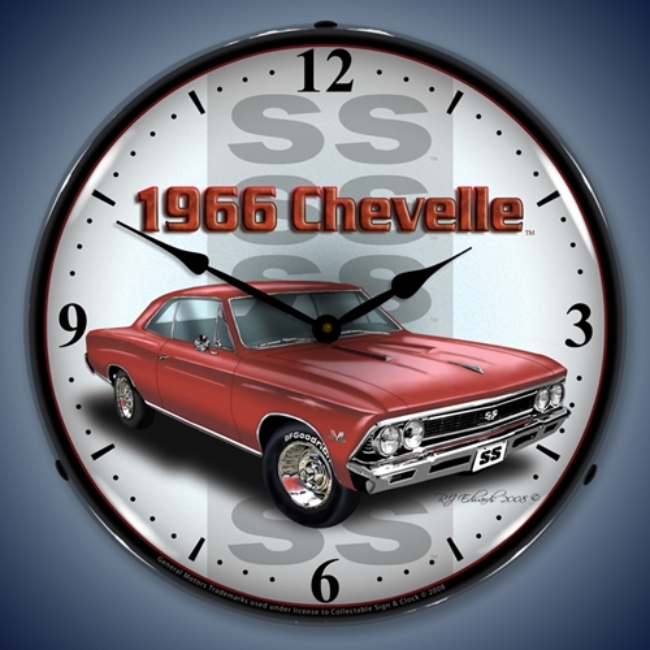 Picture of 1966 SS Chevelle LED Backlit Clock