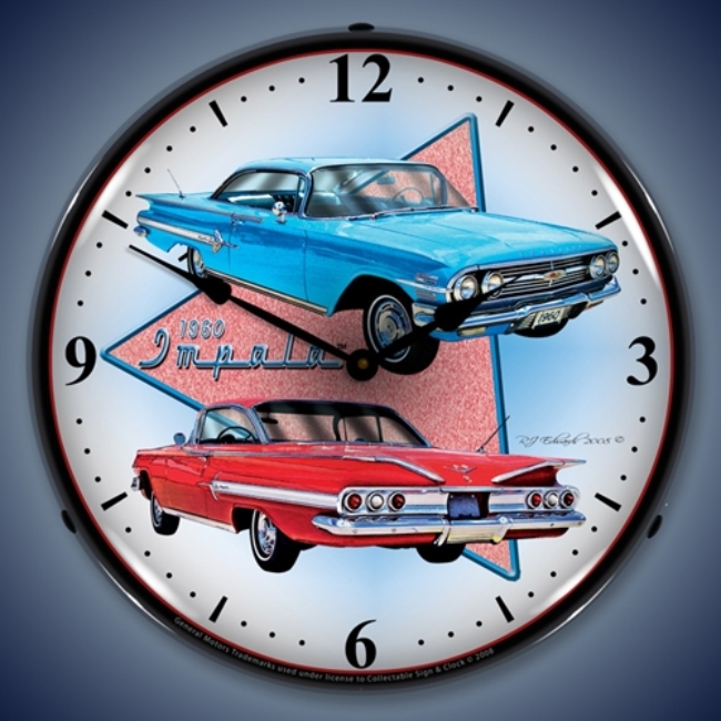 Picture of 1960 Impala LED Backlit Clock