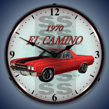 Picture of 1970 El Camino LED Backlit Clock