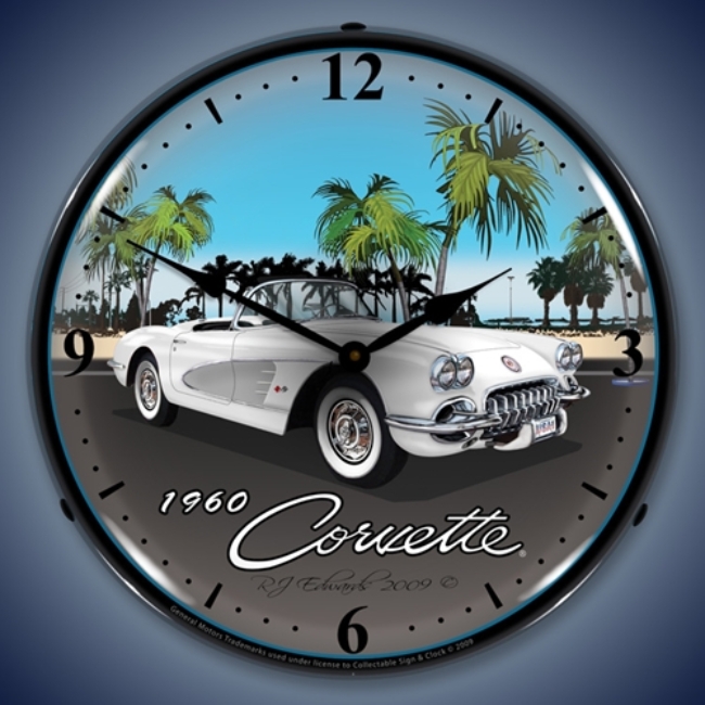 Picture of 1960 Corvette LED Backlit Clock