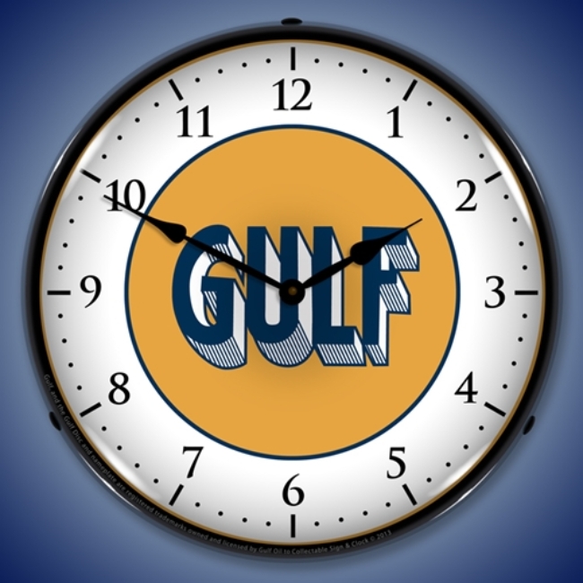 Picture of Gulf 1920 LED Backlit Clock