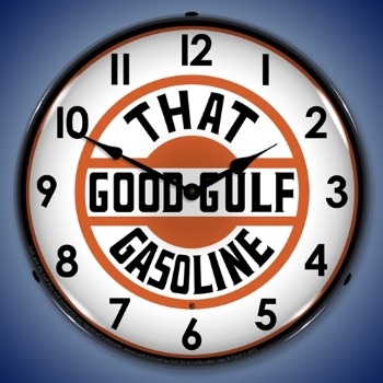 Picture of That Good Gulf Gasoline LED Backlit Clock