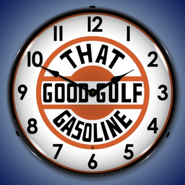 Picture of That Good Gulf Gasoline LED Backlit Clock