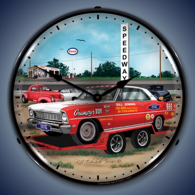 Picture of Jenkins 1966 Nova LED Backlit Clock