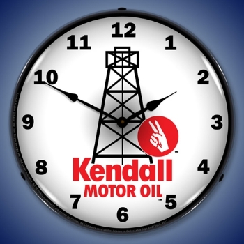 Picture of Kendall Motor Oil LED Backlit Clock