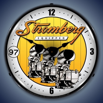 Picture of Stromberg Carburetor LED Backlit Clock