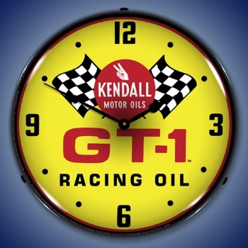 Picture of Kendall  GT-1 Racing Motor Oil LED Backlit Clock