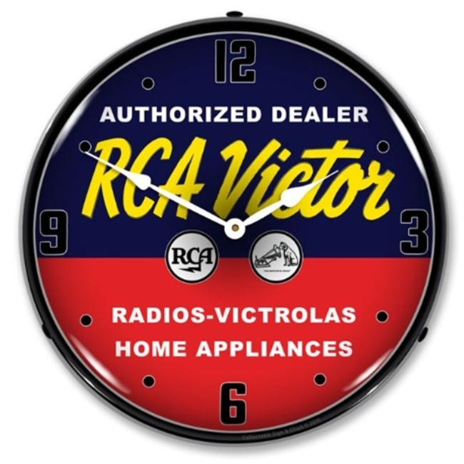 Picture of RCA Victor Dealer LED Backlit Clock